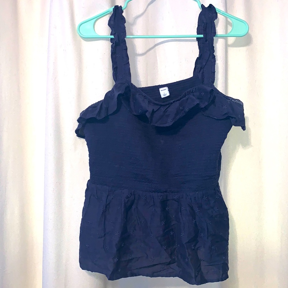 Dark Blue Old Navy cute tank top L